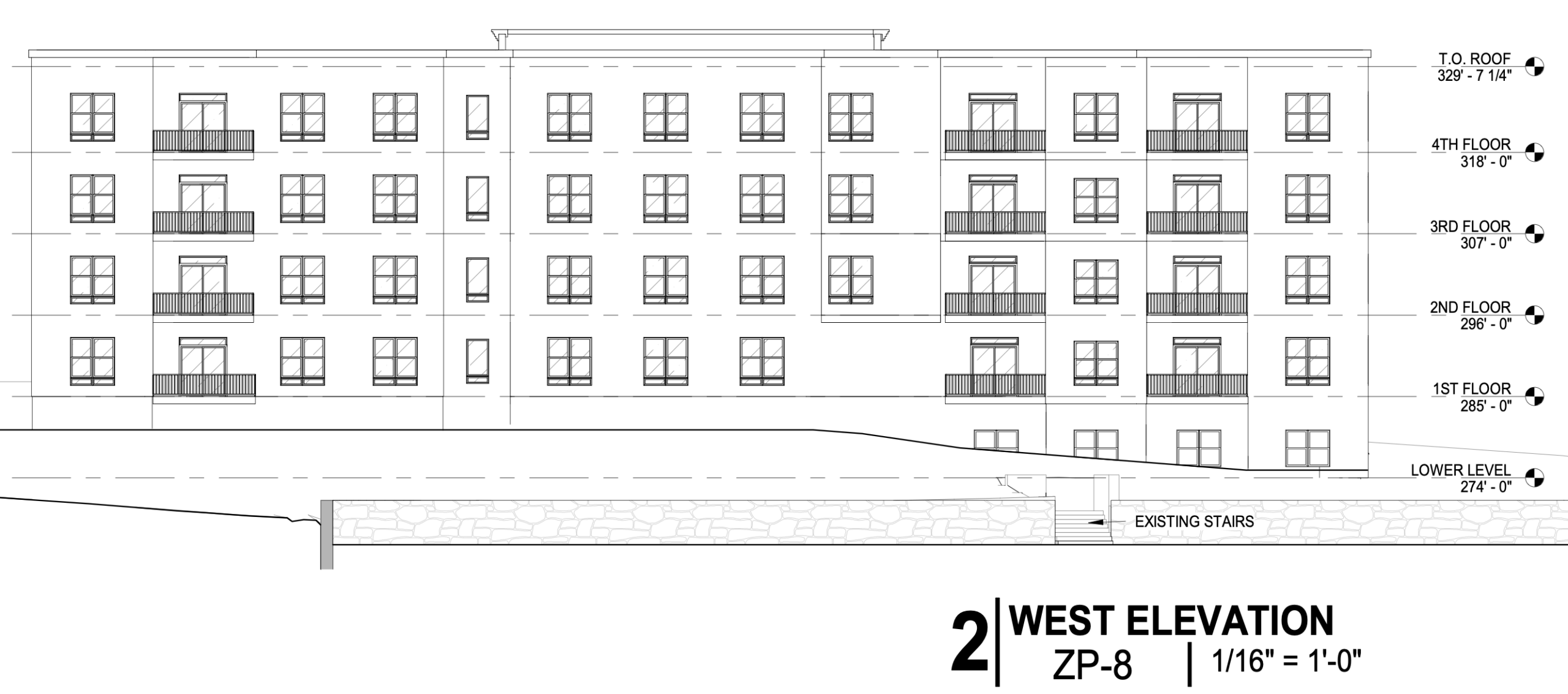 229 West Upsal Street West Elevation