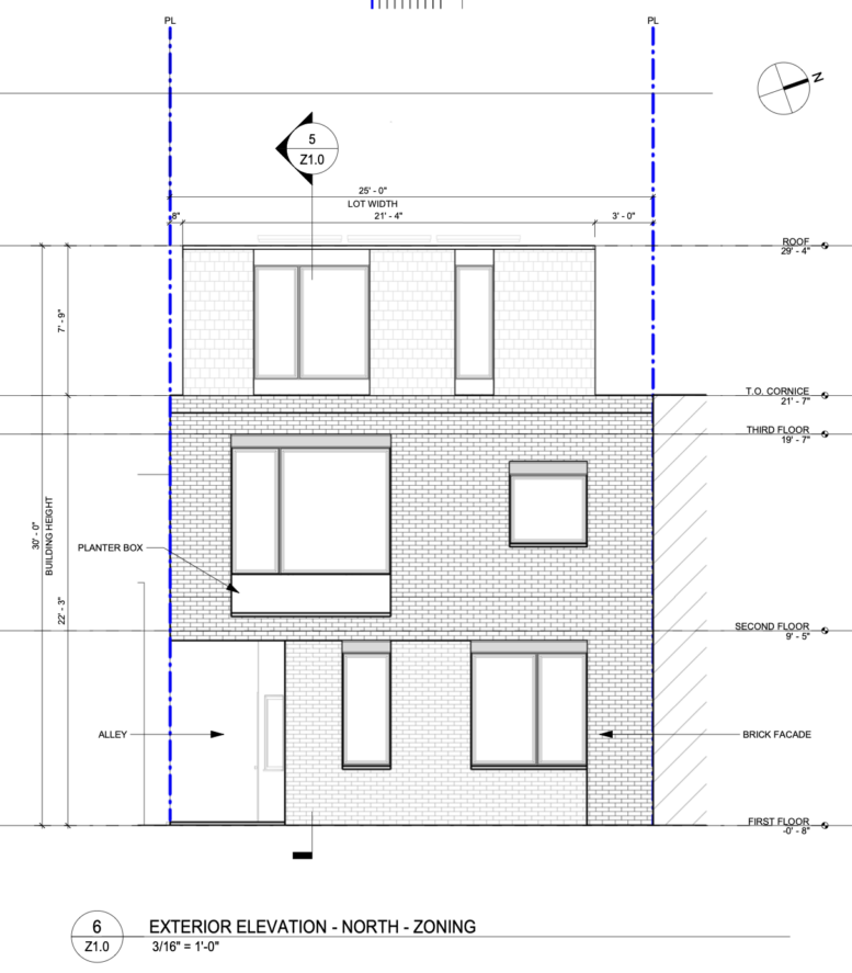 2313 Green Street Elevation