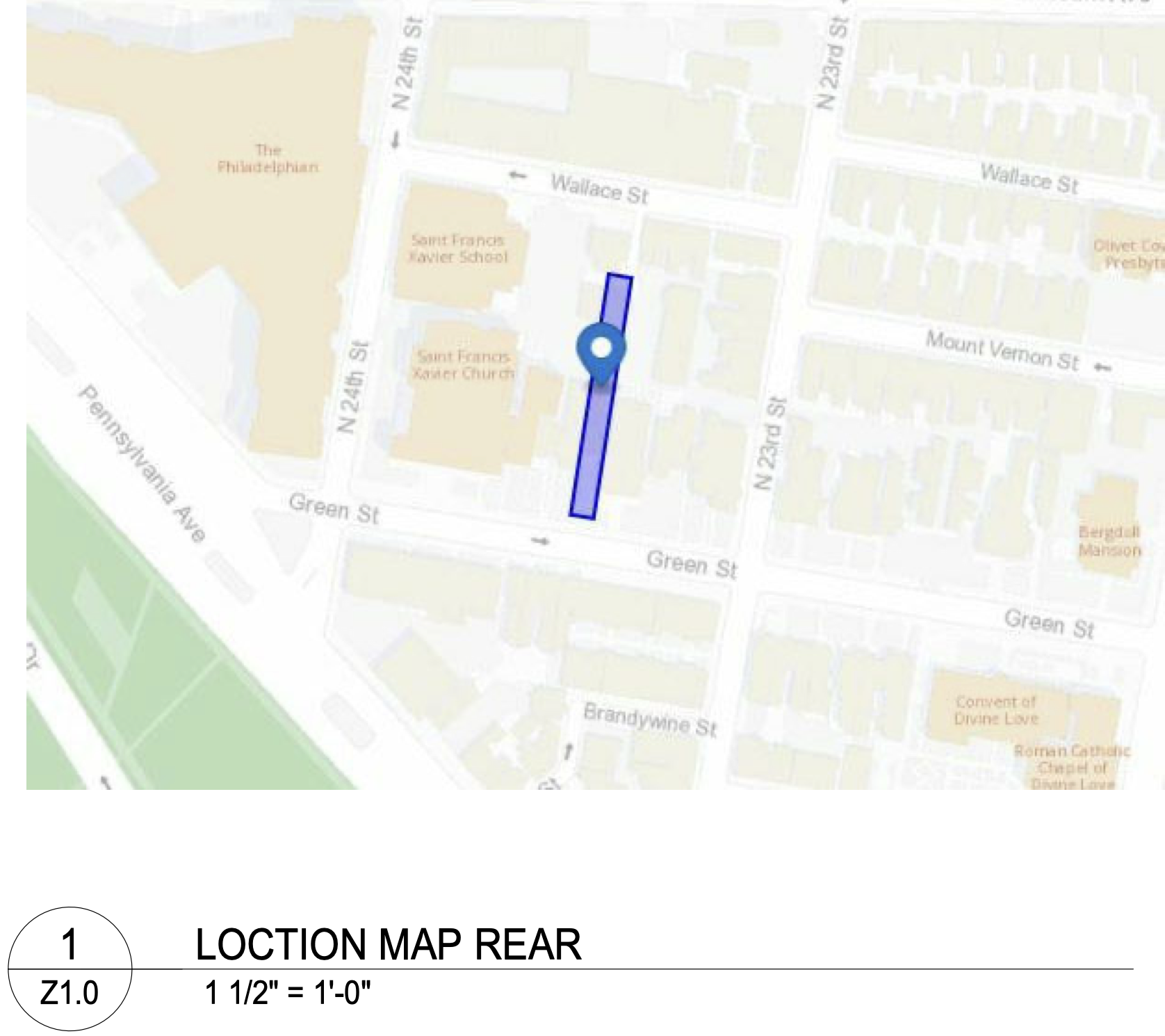 2313 Green Street Location