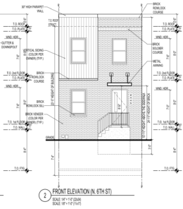 2445 North 6th Street Front Elevation