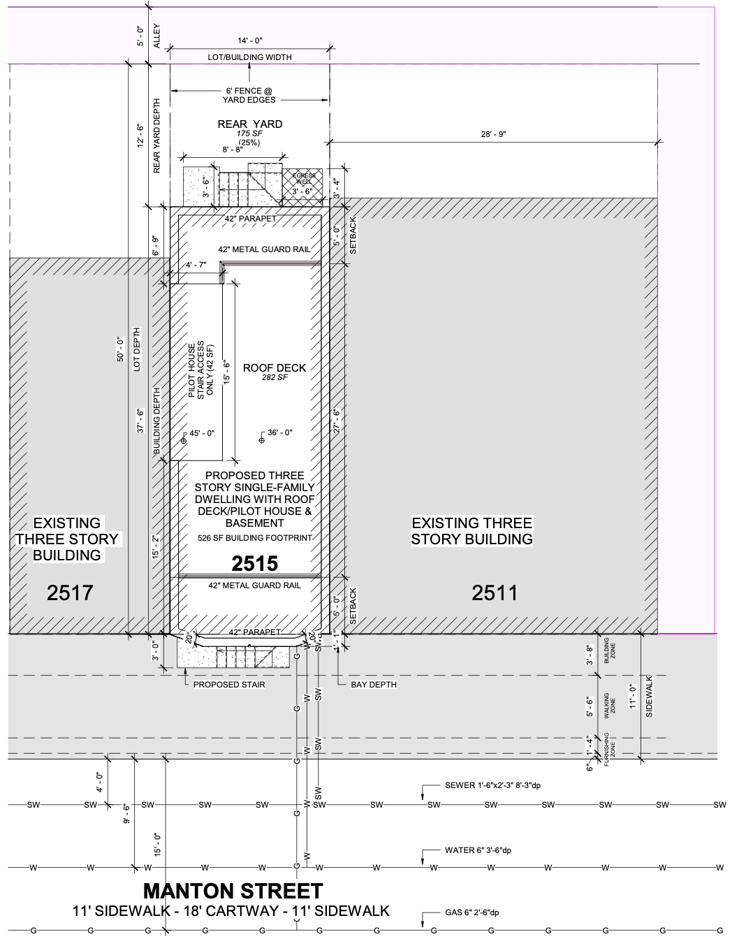 2515 Manton Street Plan