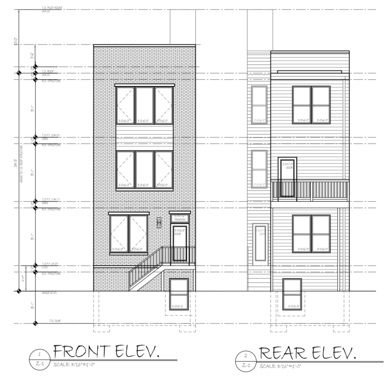 2724 North 12th Street Elevations