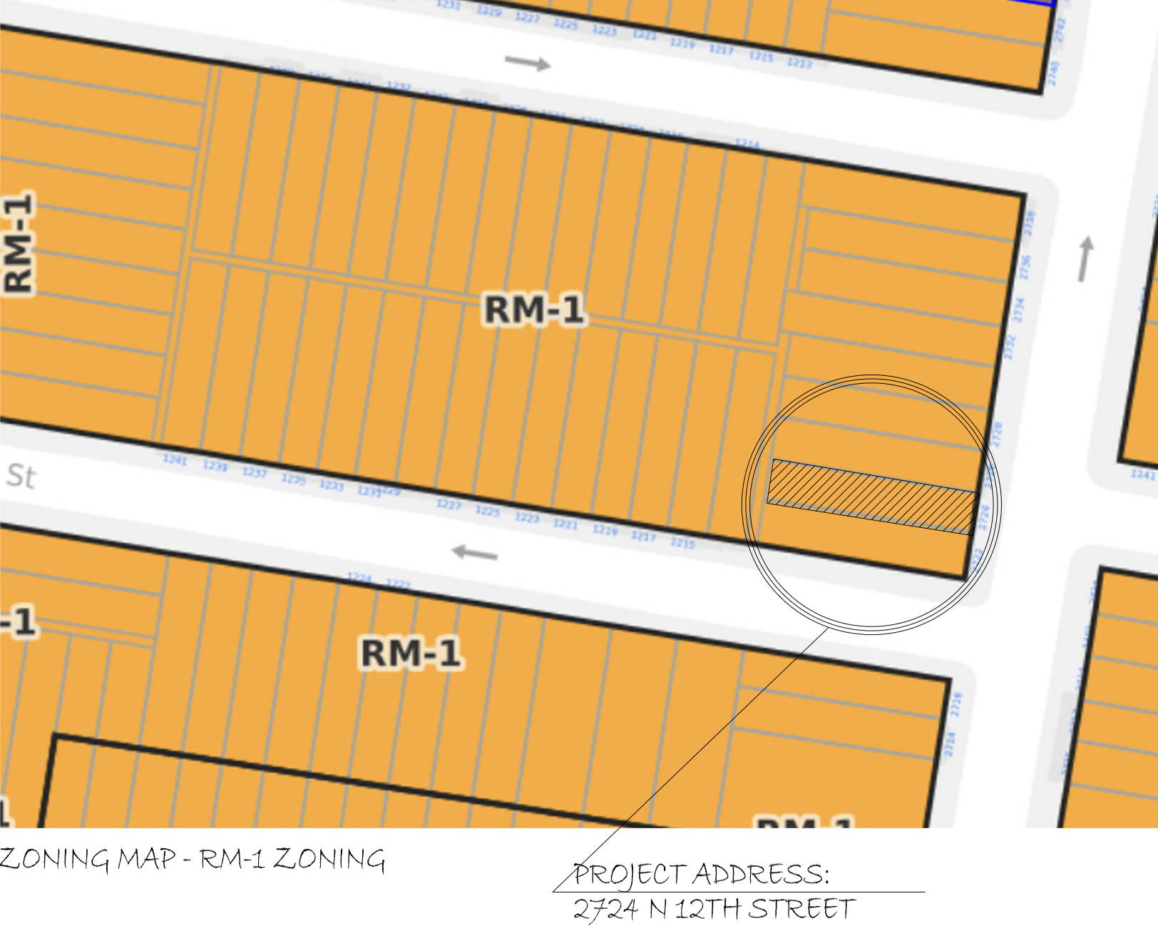 2724 North 12th Street Location
