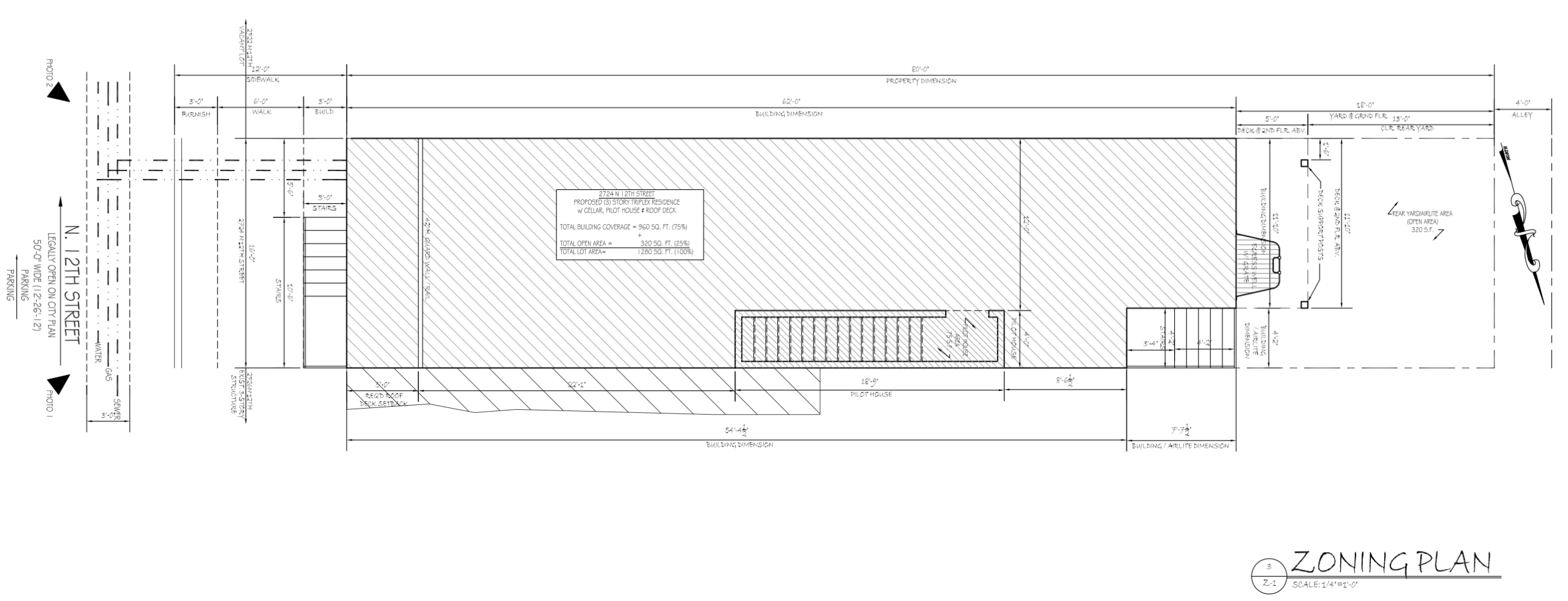 2724 North 12th Street Plan