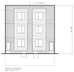3533 North 16th Street Front Elevation