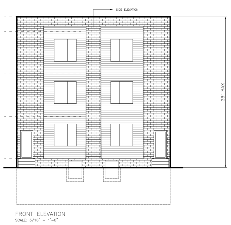 3533 North 16th Street Front Elevation