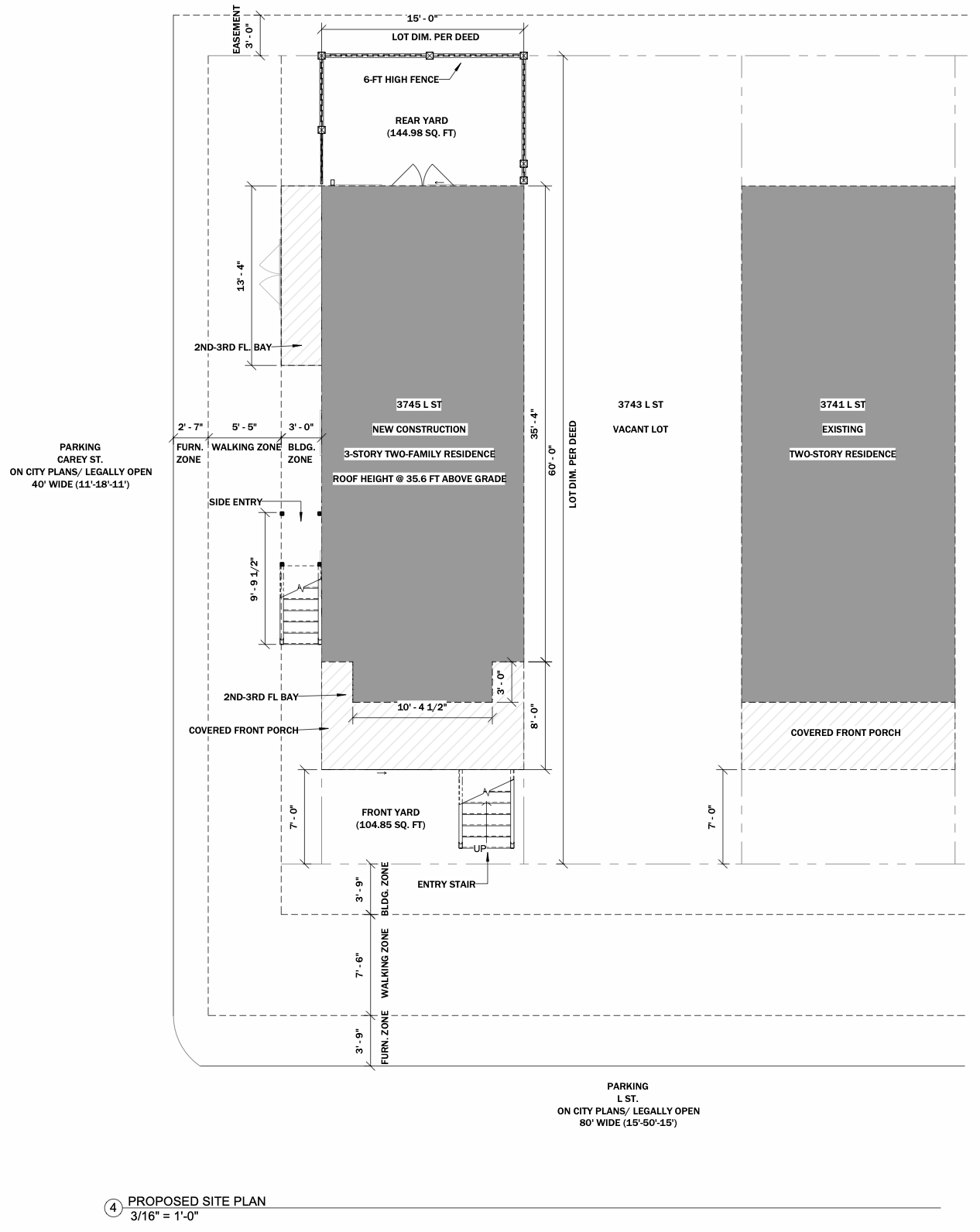 3745 L Street Plan