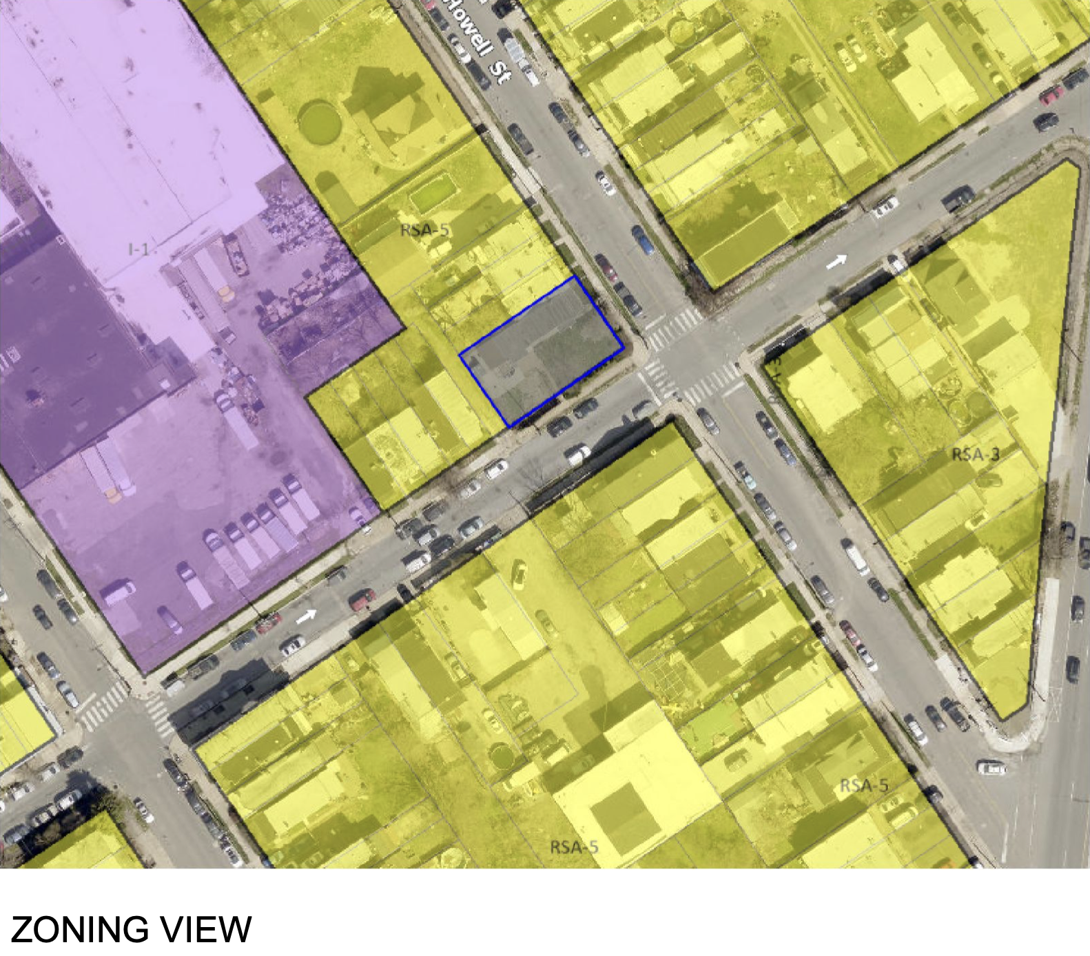 4232 Howell Street Location Map
