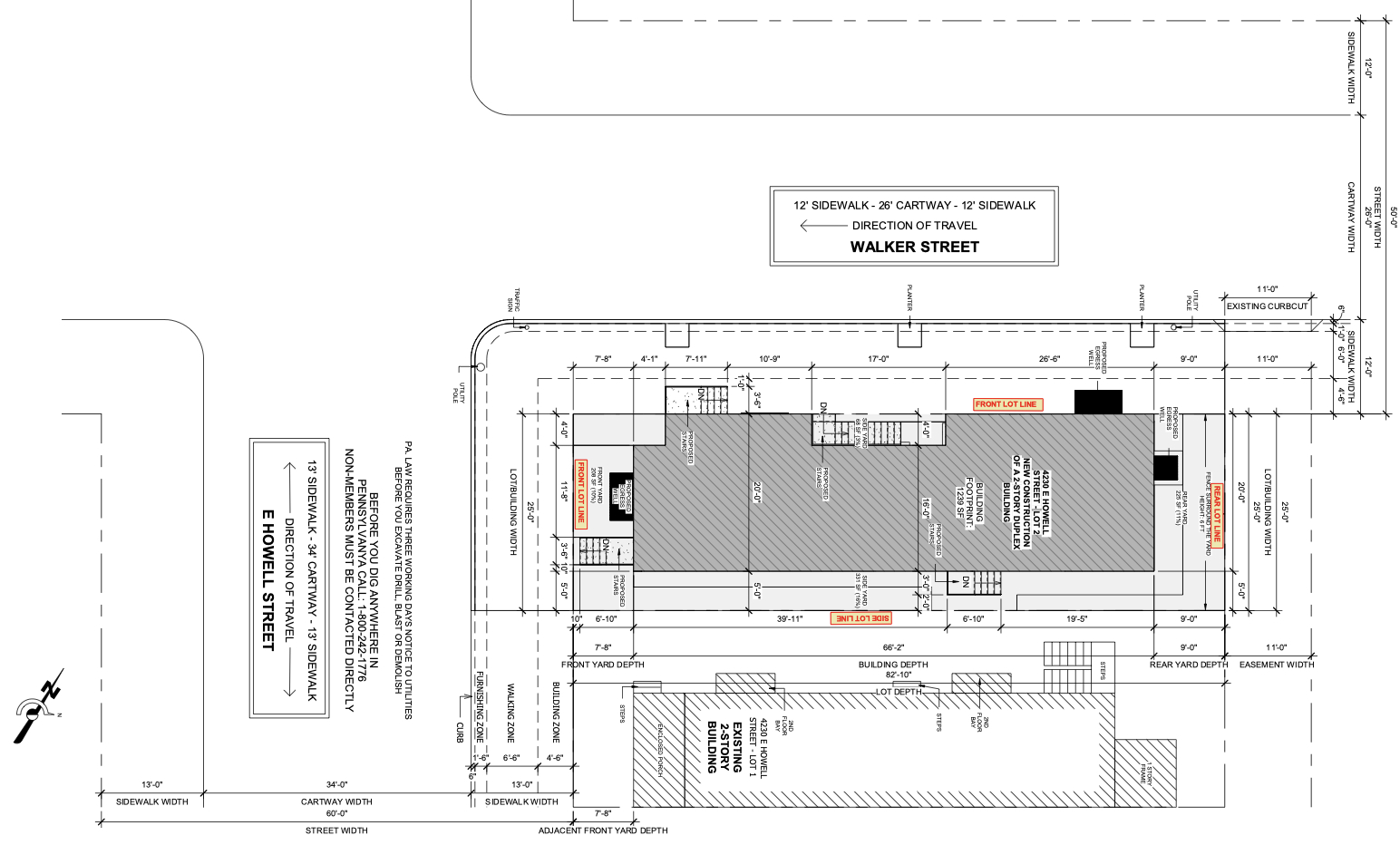 4232 Howell Street Plan