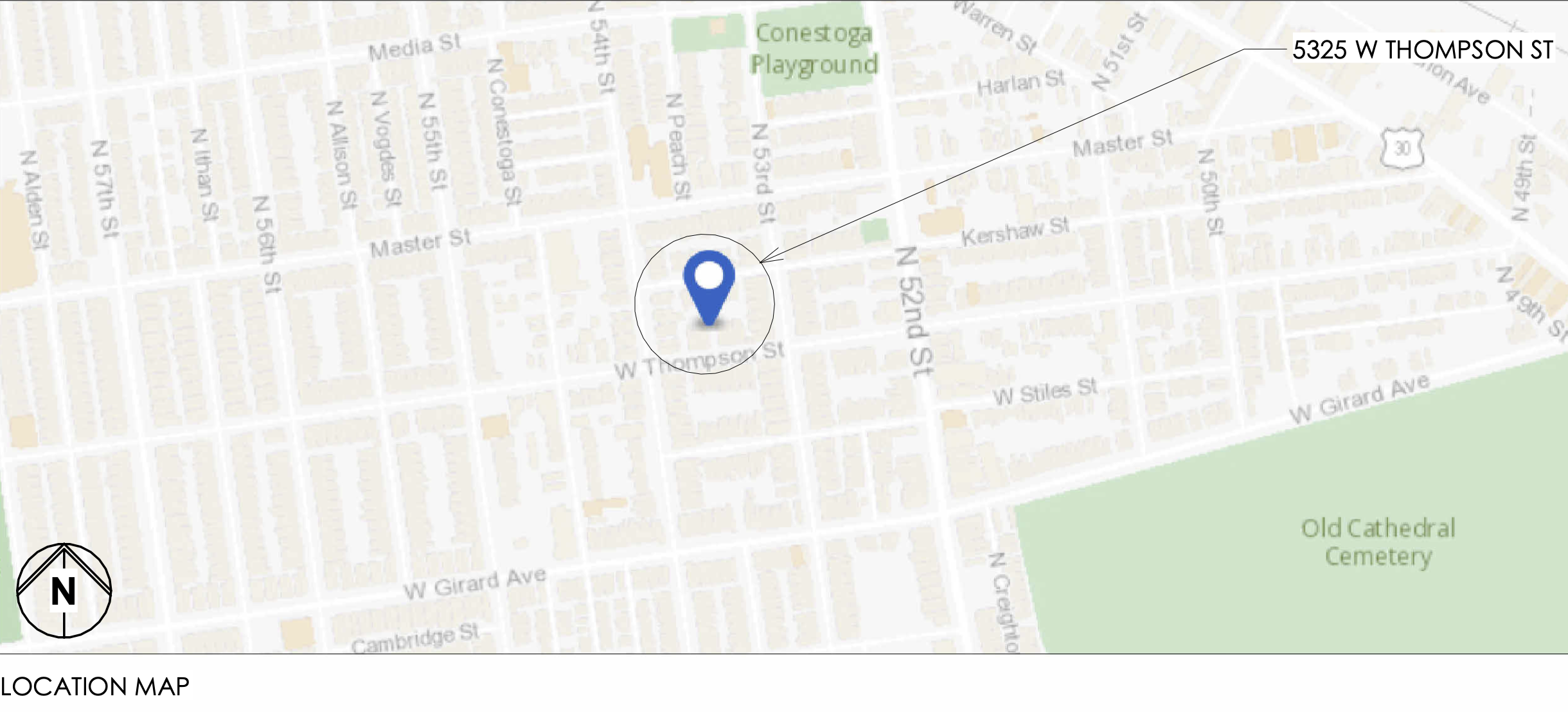 5325 West Thompson Street Location