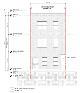 5530 Sprague Street Elevation