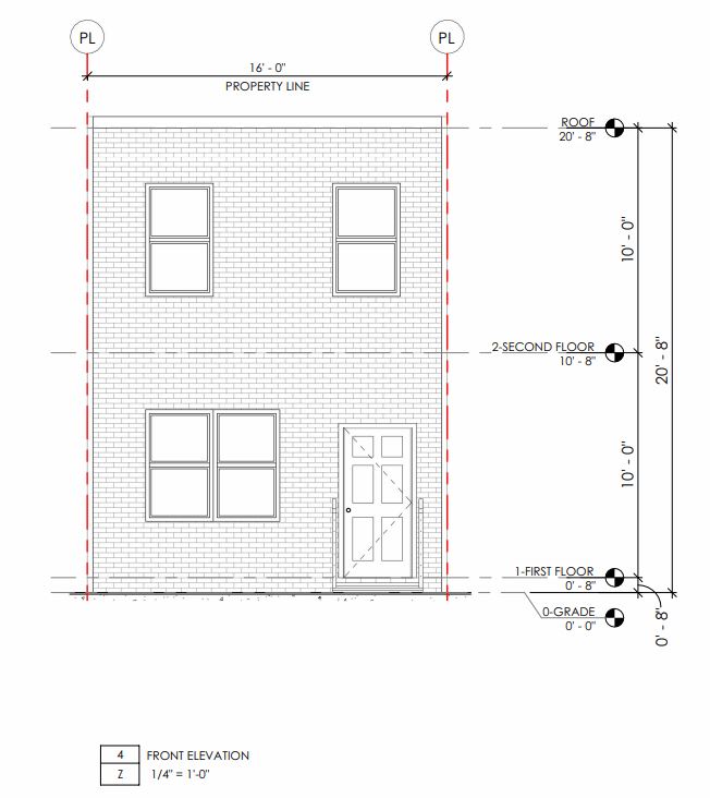 1216 South 31st Street Front Elevation