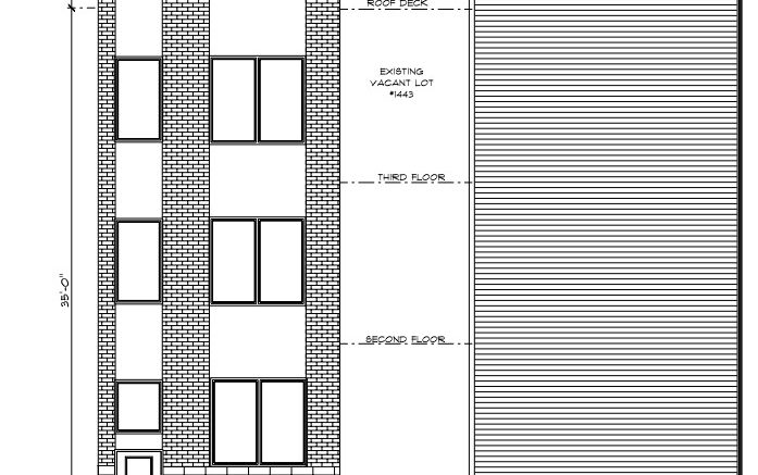 1445 North Orkney Street Elevations