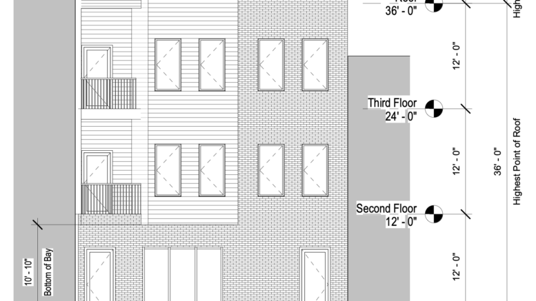 2225-27 Frankford Avenue Front Elevation