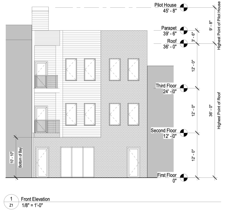 2225-27 Frankford Avenue Front Elevation