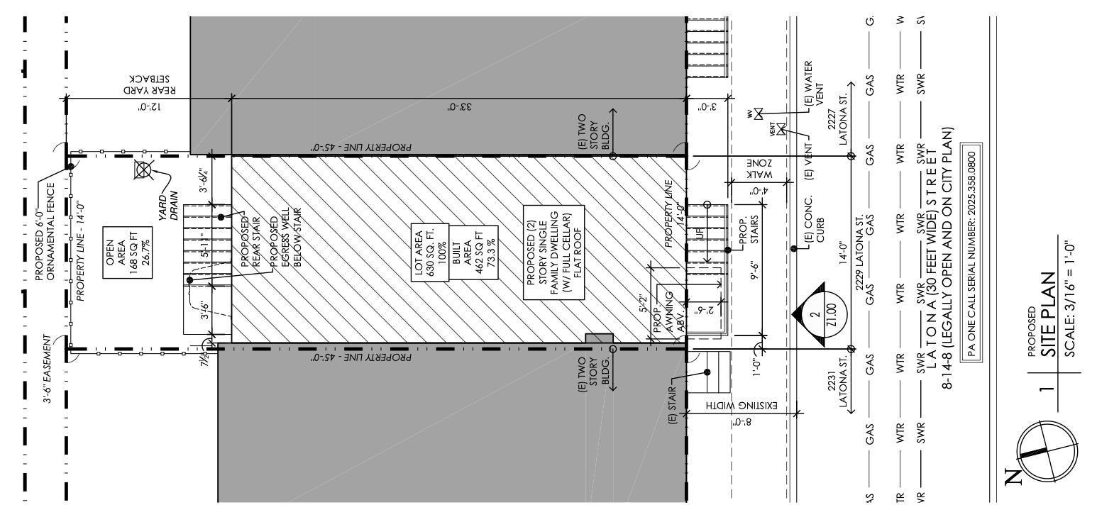2229 Latona Street Plan