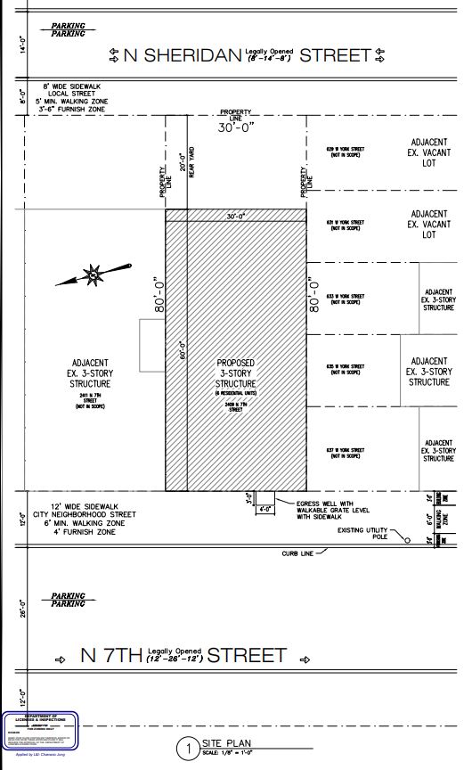 2409 North 7th Street Plan