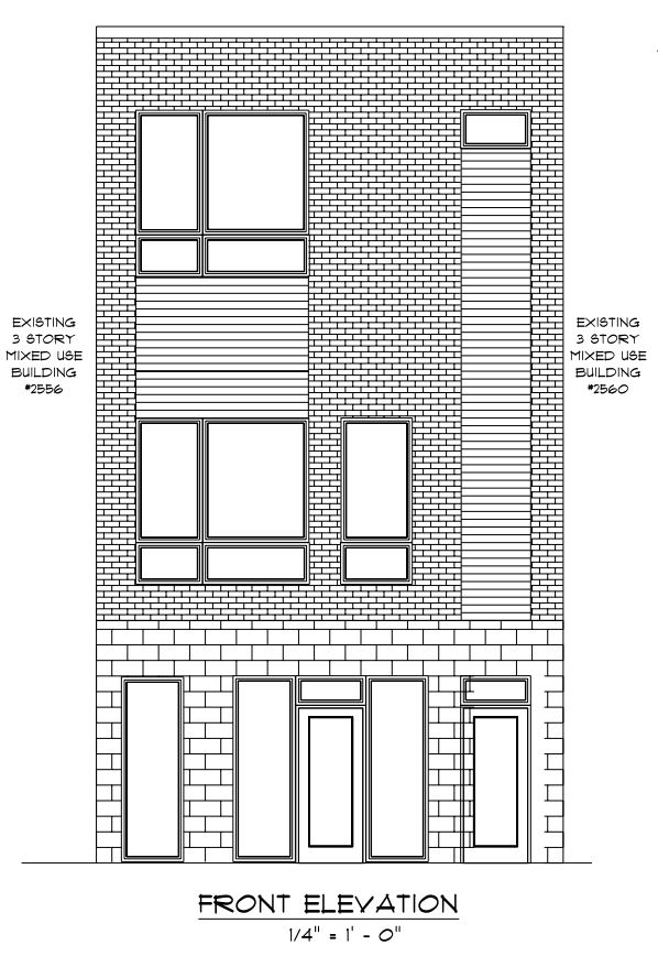 2558 Frankford Avenue Front Elevation