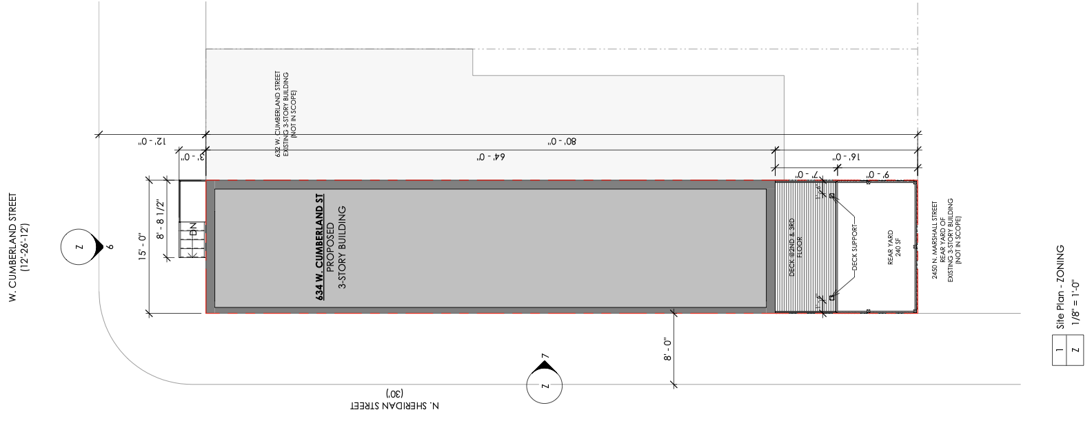 634 West Cumberland Street Plan