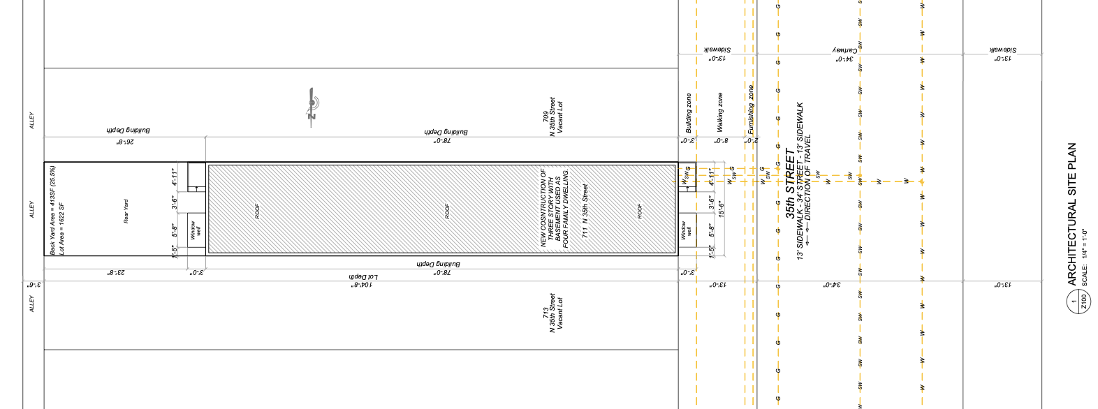711 North 35th Street Plan