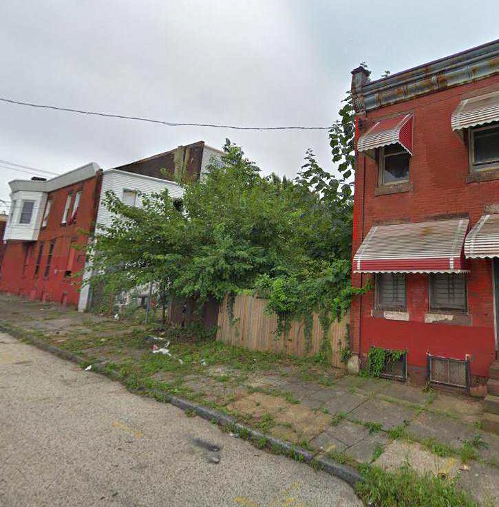 1010 West Colona Street, Philadelphia. Site conditions prior to redevelopment. Credit: Plato Studio via a zoning permit submitted to the City of Philadelphia.