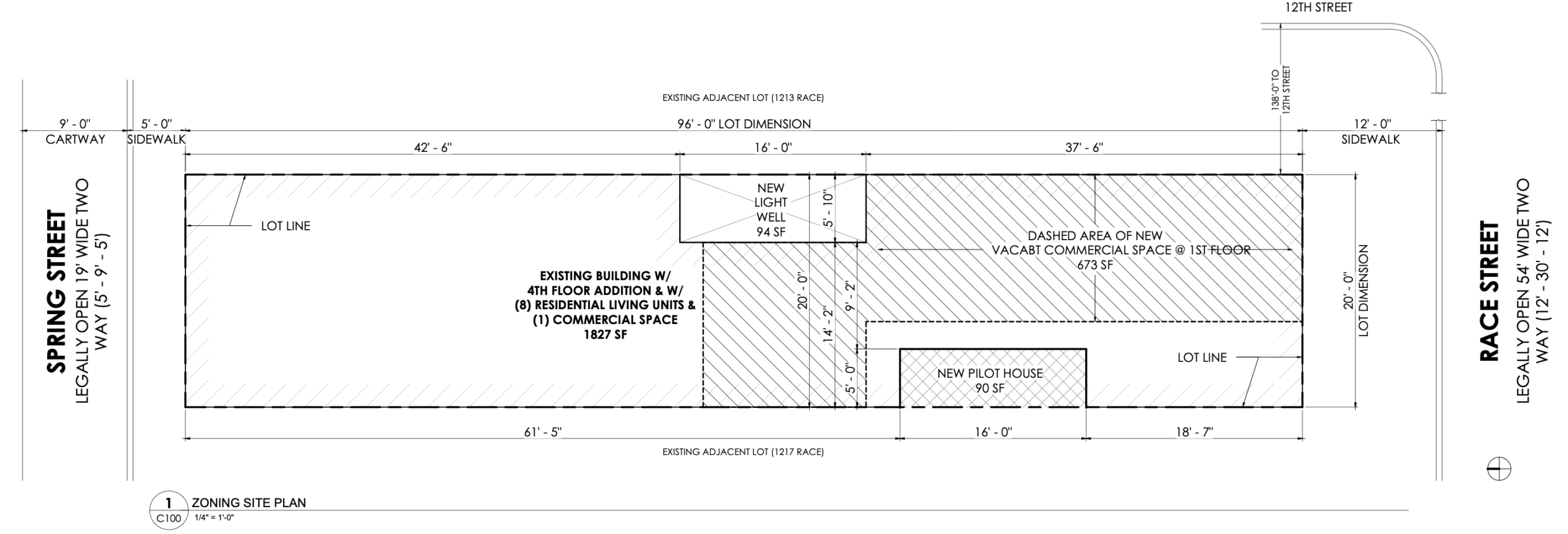 1215 Race Street Plan