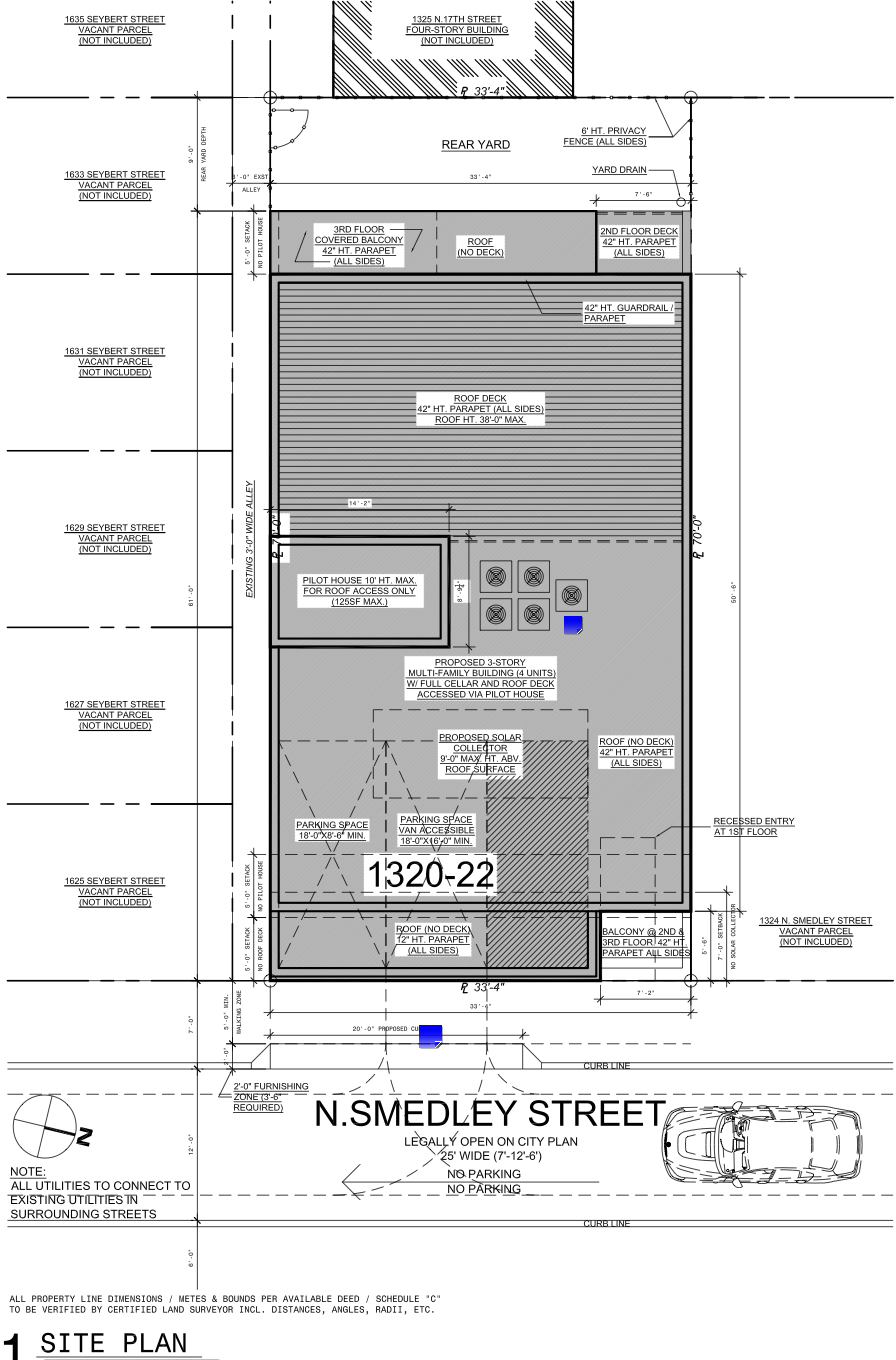 1320-22 Smedley Street Plan