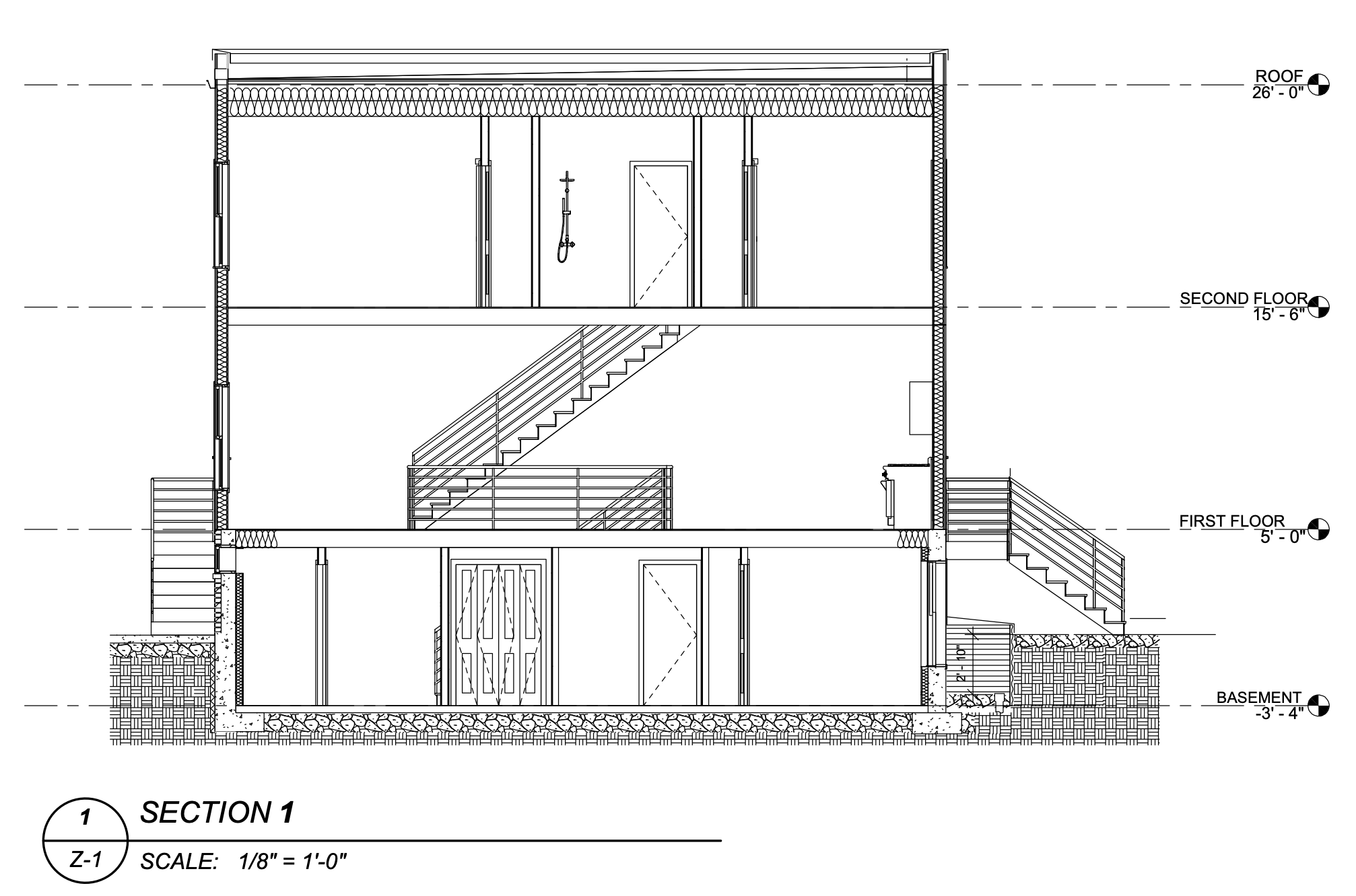1343 South Colorado Street via A2 Design Group1343 South Colorado Street Section