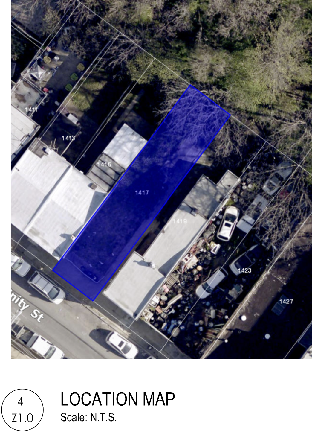 1417 Unity Street Location