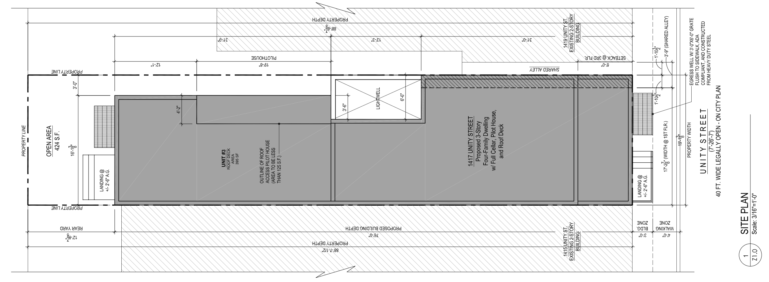 1417 Unity Street Plan