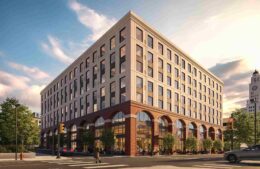 1527 Callowhill Street. Building rendering. Credit: Designblendz Architecture via the Civic Design Review by the Philadelphia City Planning Commission and the Department of Planning and Development.