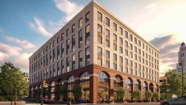 1527 Callowhill Street. Building rendering. Credit: Designblendz Architecture via the Civic Design Review by the Philadelphia City Planning Commission and the Department of Planning and Development.