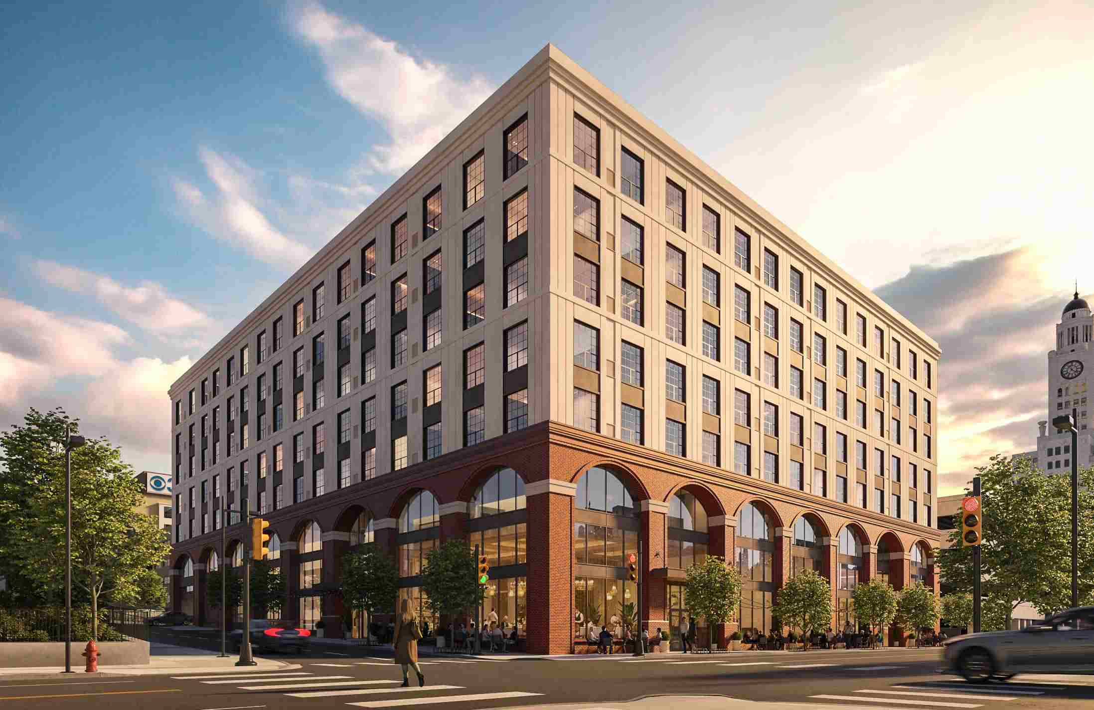 1527 Callowhill Street. Building rendering. Credit: Designblendz Architecture via the Civic Design Review by the Philadelphia City Planning Commission and the Department of Planning and Development.