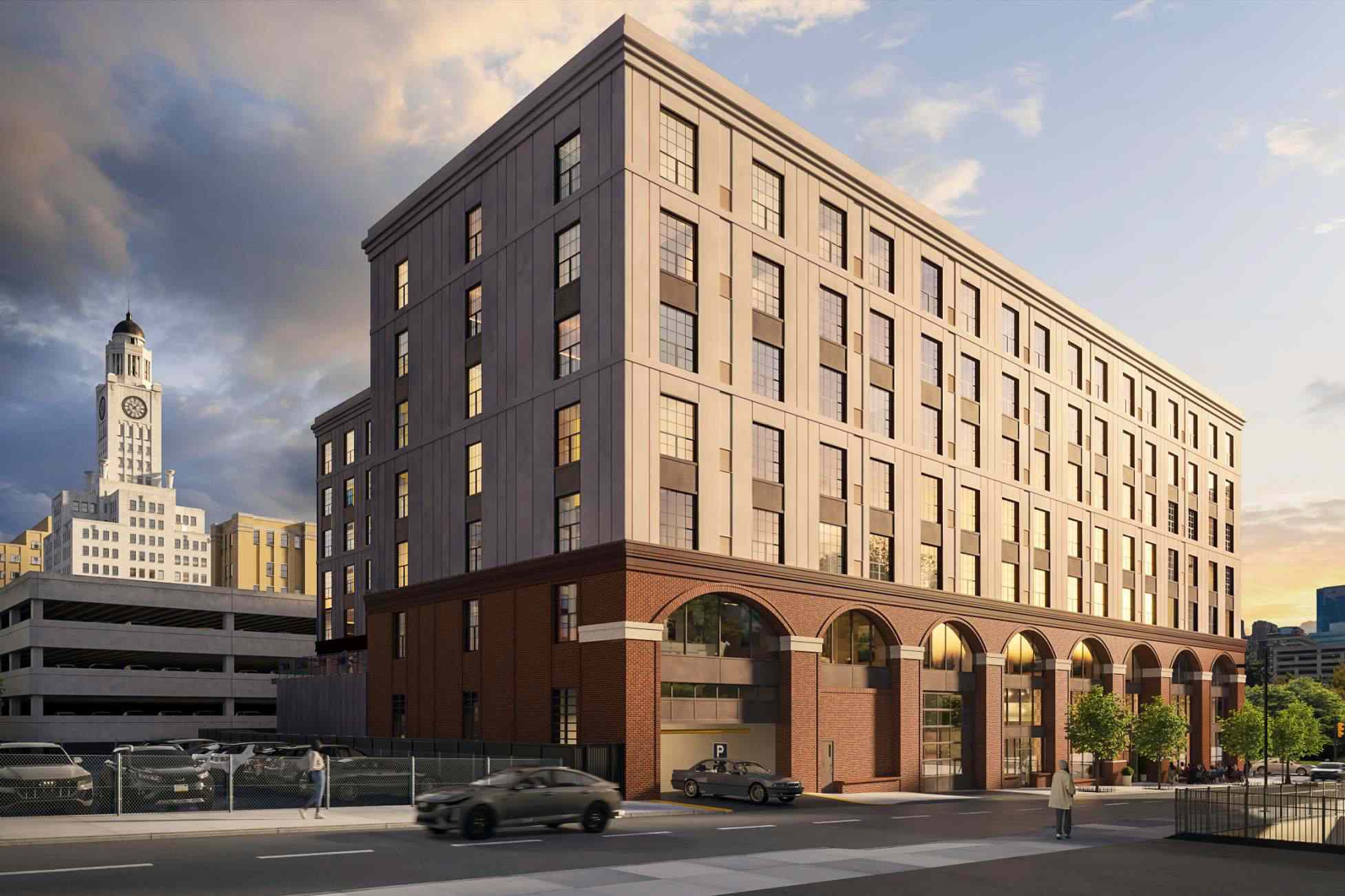 1527 Callowhill Street. Building rendering. Credit: Designblendz Architecture via the Civic Design Review by the Philadelphia City Planning Commission and the Department of Planning and Development.