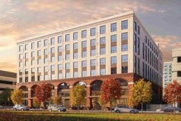1527 Callowhill Street. Building rendering. Credit: Designblendz Architecture via the Civic Design Review by the Philadelphia City Planning Commission and the Department of Planning and Development.