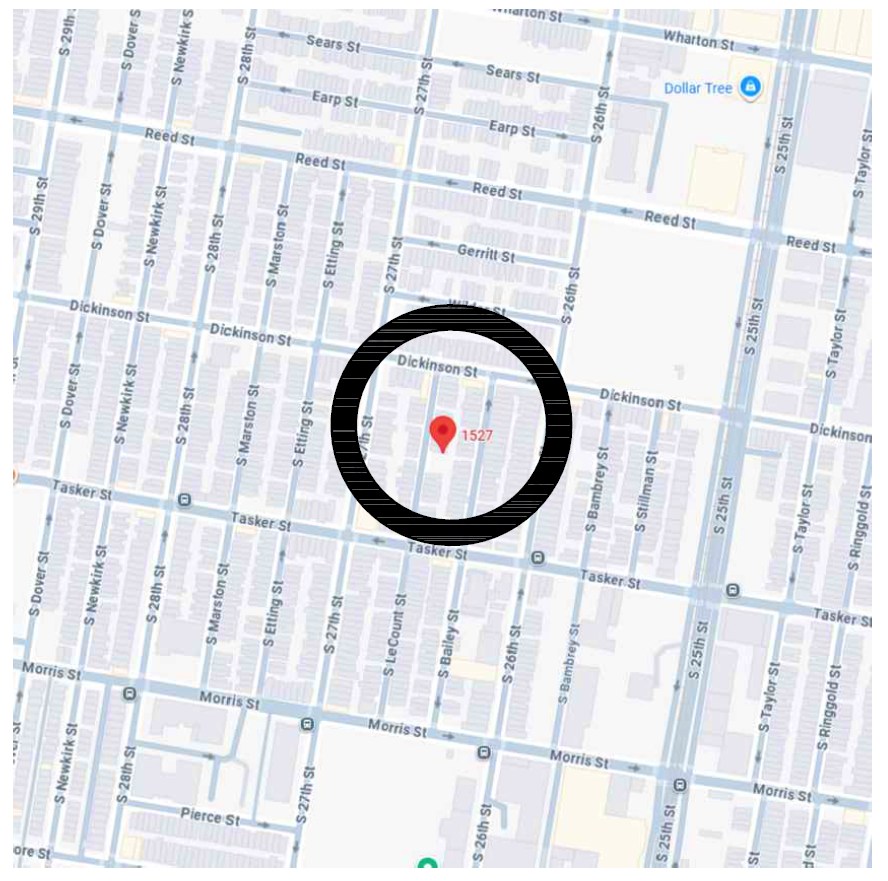 1527 South Lecount Street, Philadelphia. Project map. Credit: IS-DG Architecture via a zoning permit submitted to the City of Philadelphia.