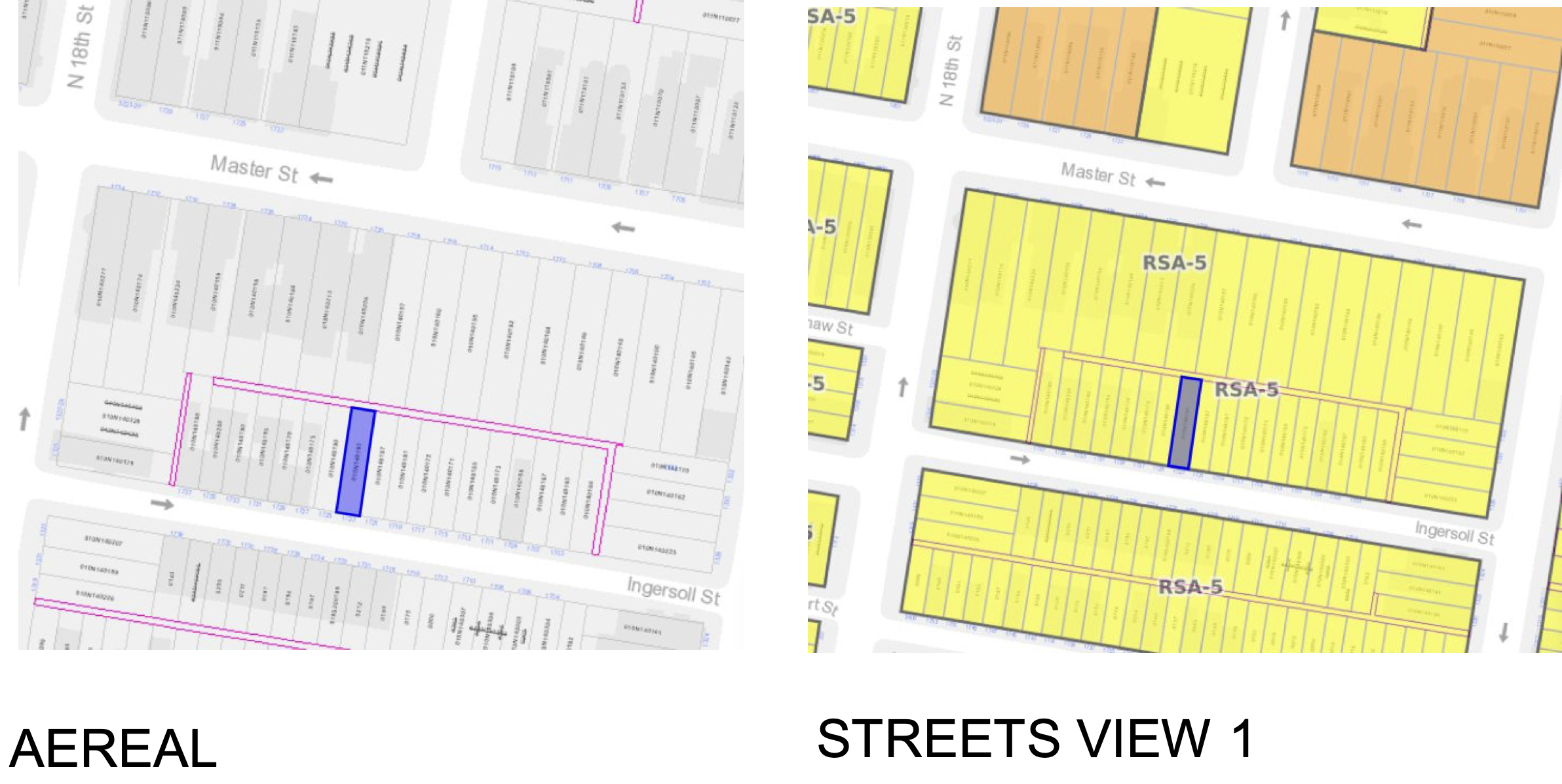 1725 Ingersoll Street Location