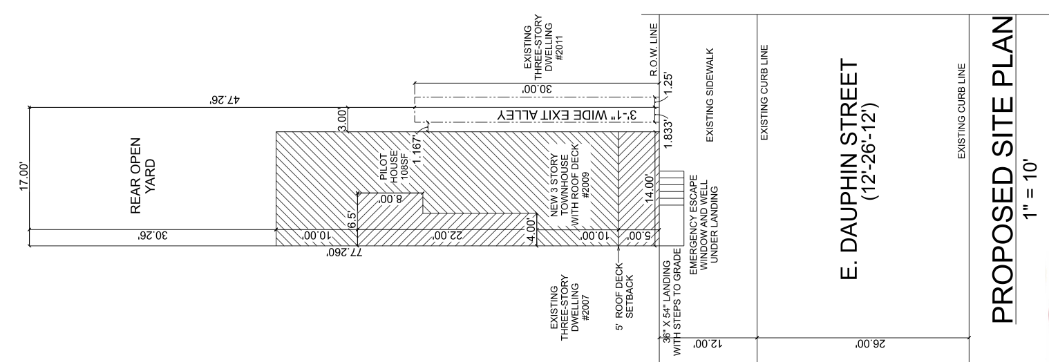 2009 East Dauphin Street Plan