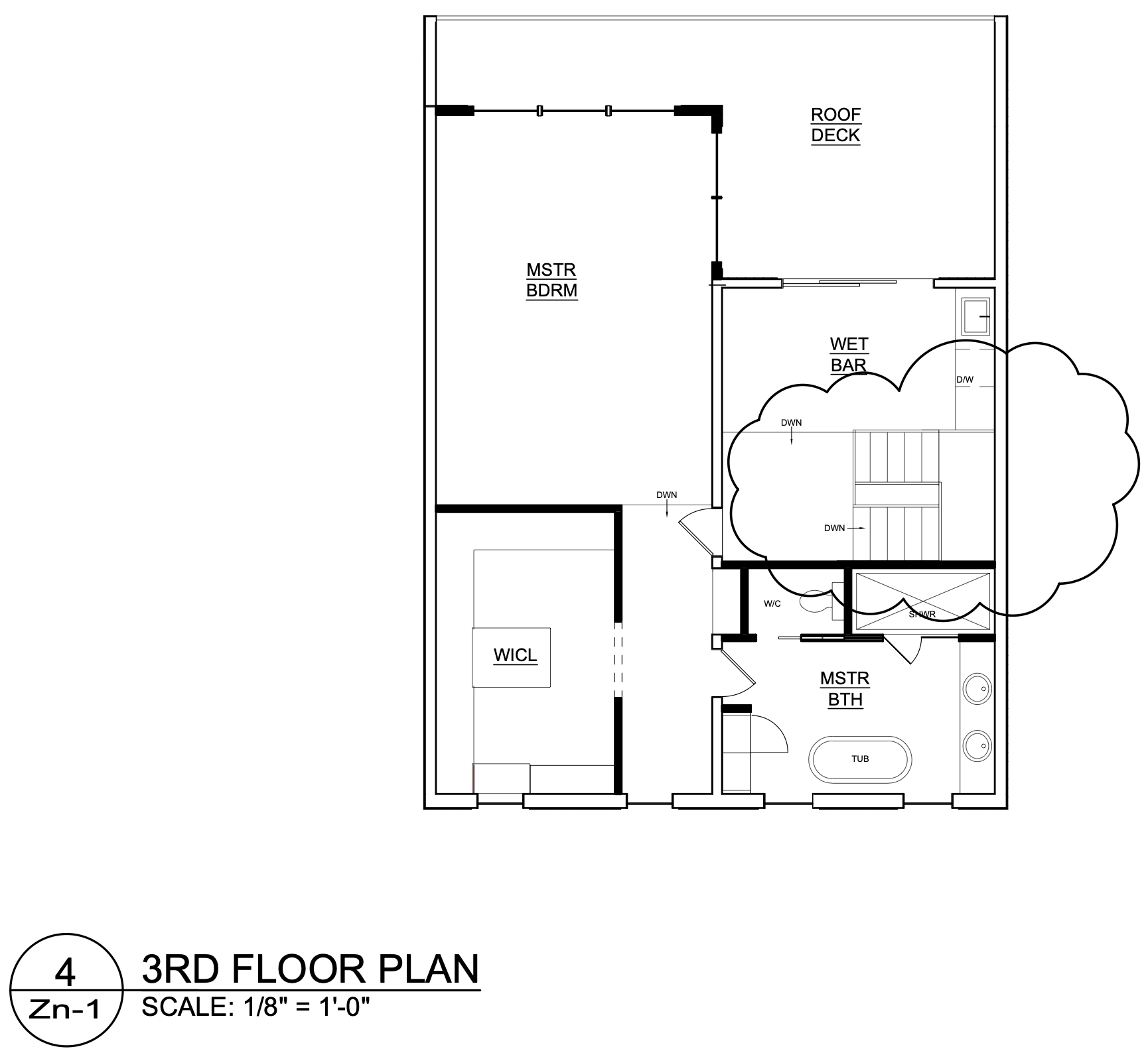 2027 Brandywine Street 3rd Floor Plan