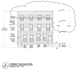 2027 Brandywine Street Front Elevation