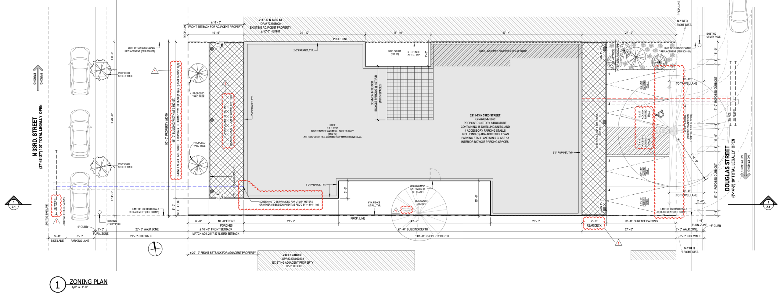 2111-13 North 33rd Street Plan