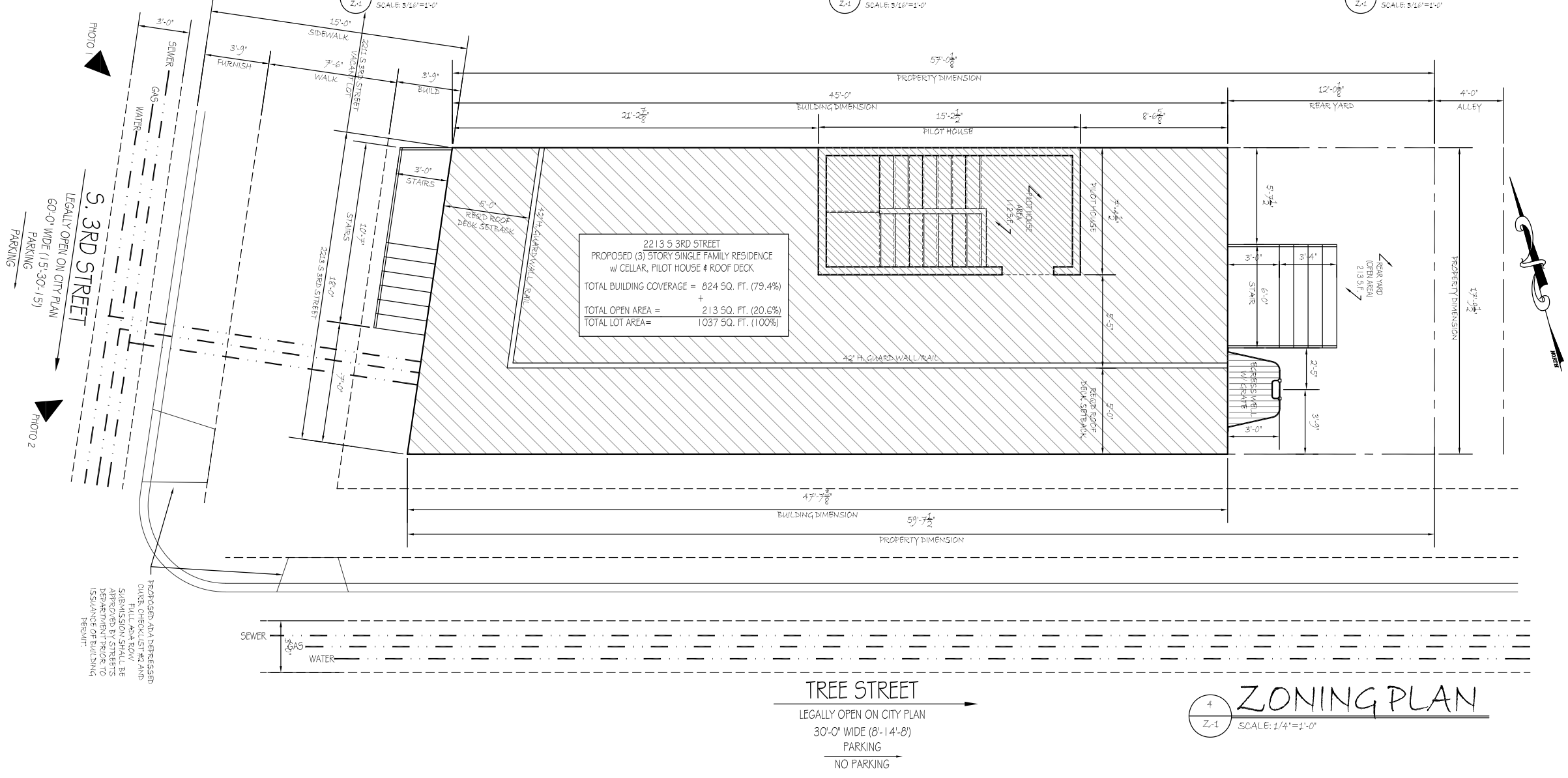 2213 South 3rd Street Plan