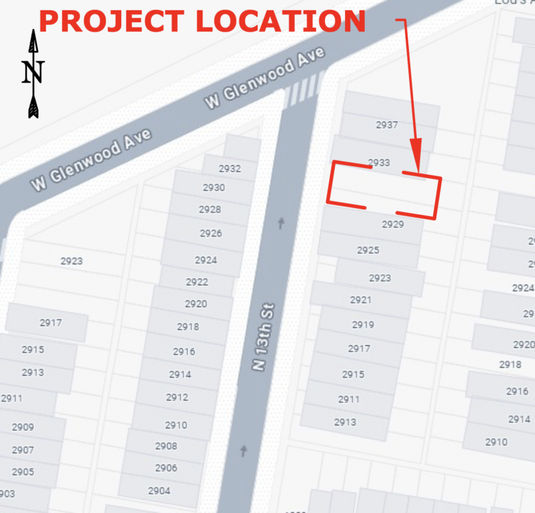 2931 North 13th Street Zoning