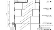 518 South 17th Street, Philadelphia. Proposed building section. Credit: A2 Design Group via a zoning permit submitted to the City of Philadelphia.