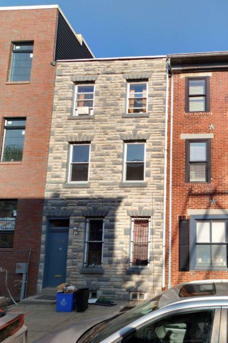 518 South 17th Street, Philadelphia. Site conditions prior to redevelopment, featuring the building slated for demolition. Looking west. Credit: A2 Design Group via a zoning permit submitted to the City of Philadelphia.