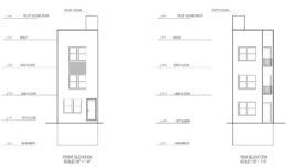 613 West York Street Site Elevations