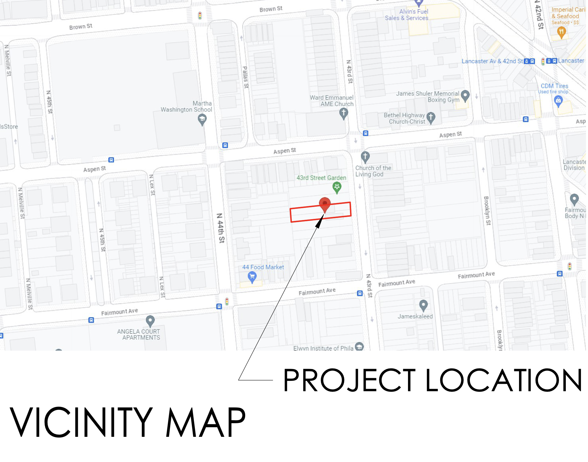 716 North 43rd Street Location