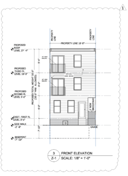 1355 East Hewson Street Elevation