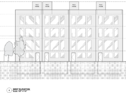 2115-19 Spring Garden Street North West Elevation