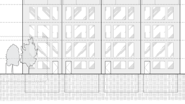 2115-19 Spring Garden Street North West Elevation